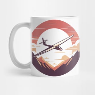 Glider Sailplane Biplane Mug